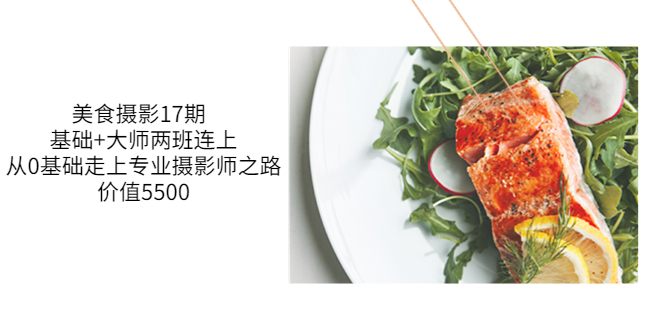 【副业项目3967期】美食摄影教程：基础+大师两班连上，从0基础走上专业摄影师之路-齐力副业