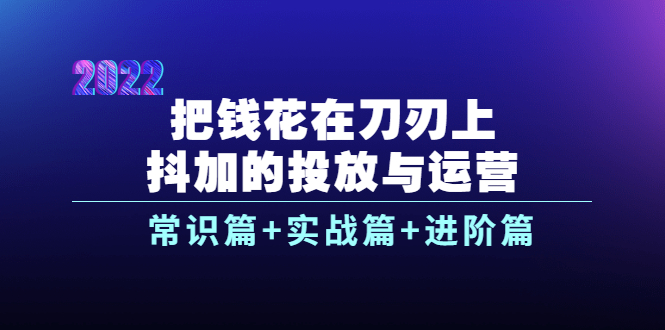 【副业项目4086期】dou+的投放与运营：常识篇+实战篇+进阶篇（28节课）-齐力副业