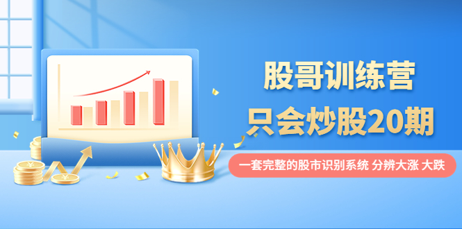 【副业项目4108期】股哥训练营·只会炒股20期：一套完整的股市识别系统，分辨大涨、大跌-齐力副业