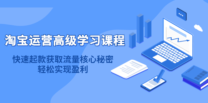 【副业项目4654期】淘宝运营高级学习课程：快速获取流量核心秘密，轻松实现盈利-齐力副业