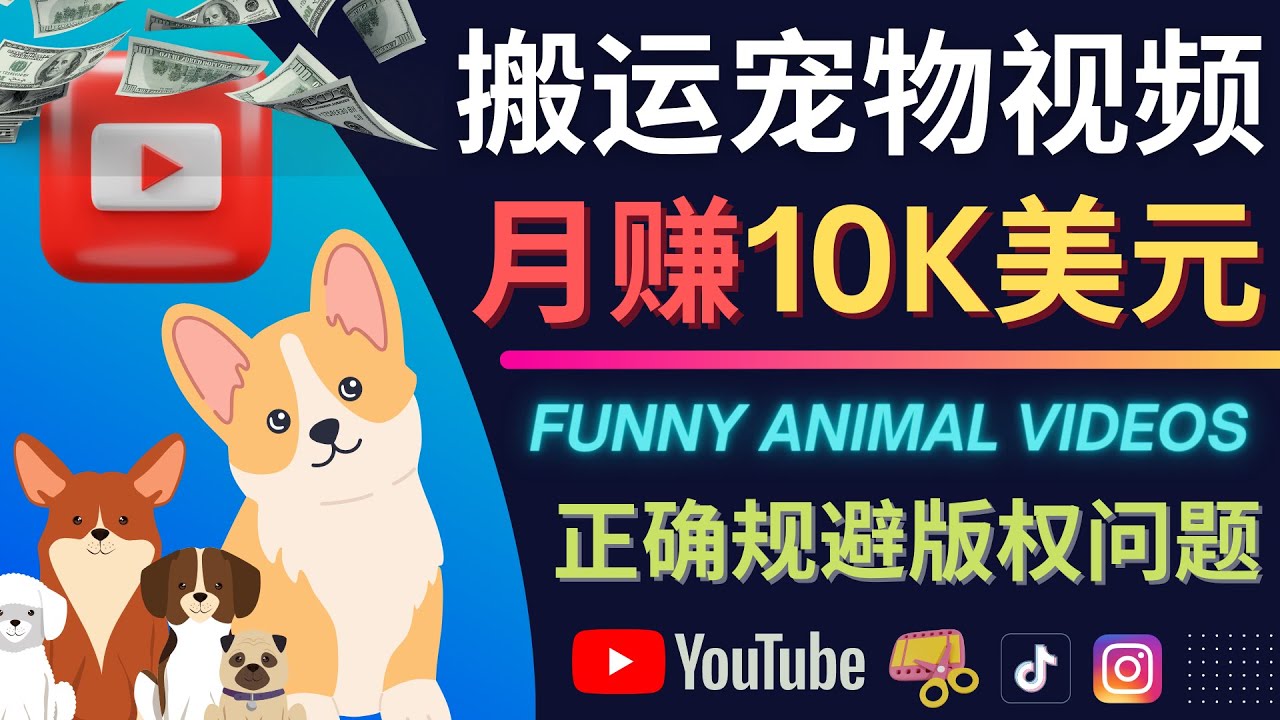 【副业项目4509期】搬运TIKTOK视频到YouTube，并进行二次创作，月赚1万美元以上-齐力副业