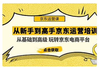 【副业项目5010期】从新手到高手京东运营培训：从基础到高级 玩转京东电商平台-齐力副业