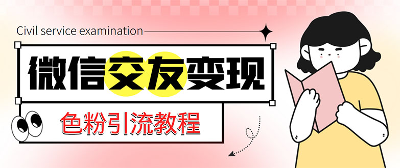 【副业项目5402期】微信交友变现项目，吸引全网LSP男粉精准变现，小白也能轻松上手，日入500+-齐力副业
