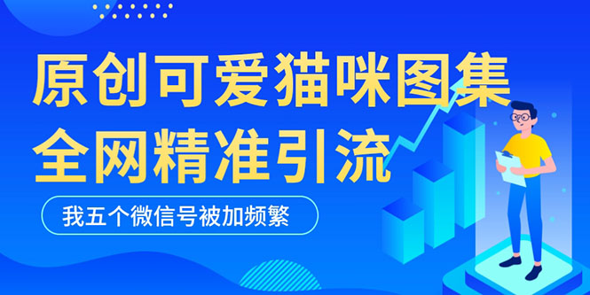 【副业项目5588期】黑科技纯原创可爱猫咪图片，全网精准引流，实操5个VX号被加频繁-齐力副业
