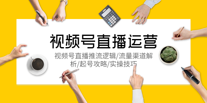 【副业项目5788期】视频号直播运营，视频号直播推流逻辑/流量渠道解析/起号攻略/实操技巧-齐力副业