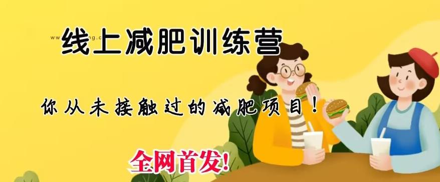 【副业项目6995期】线上减肥训练营，足不出户，仅靠拉几个社群，发几条朋友圈，就可以月实现入五位【揭秘】-齐力副业