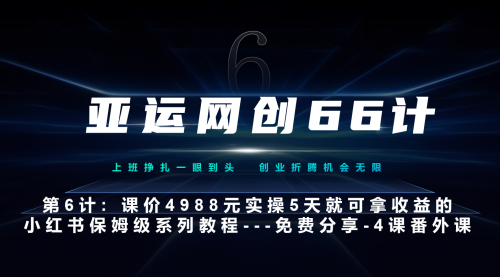 【副业项目7228期】小红书第4课-黑科技带来流量巨变-齐力副业