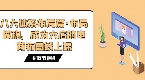 【副业项目7712期】八大体系布局篇·布局做稳，成为大店的电商布局线上课（16节课）-齐力副业