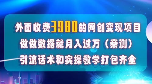 【副业项目8036期】在短视频等全媒体平台做数据流量优化，实测一月1W+，在外至少收费4000+-齐力副业