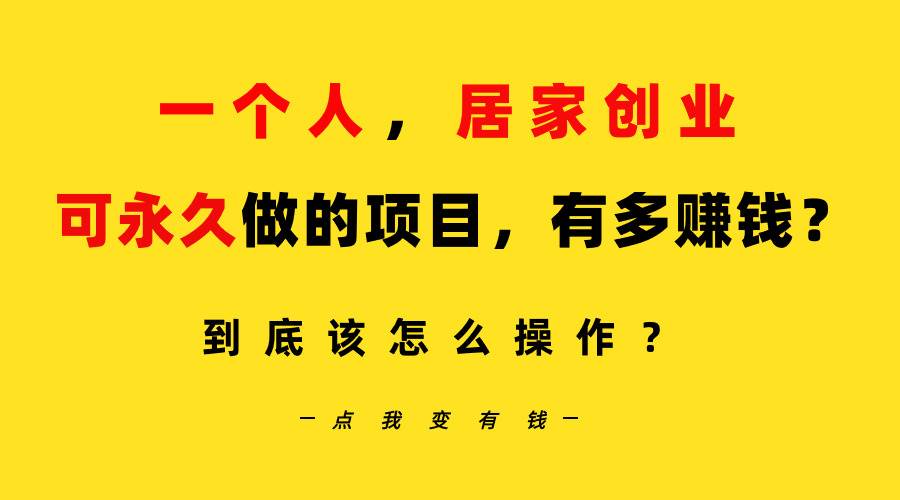 一个人，居家创业：B站每天10分钟，单账号日引创业粉100+，月稳定变现5W...-齐力副业