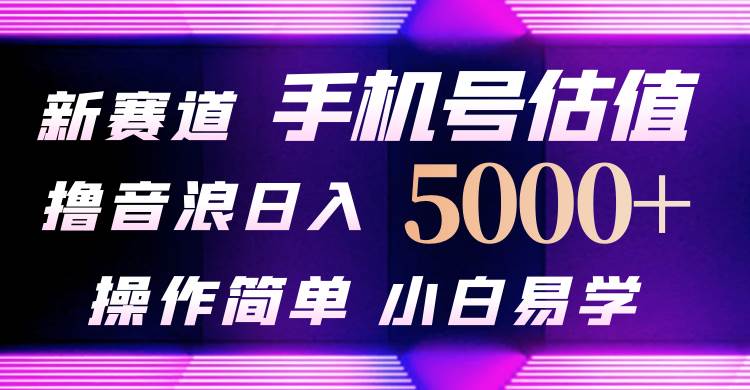 抖音不出境直播【手机号估值】最新撸音浪，日入5000+，简单易学，适合…-齐力副业
