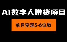 2024年Ai数字人带货，小白就可以轻松上手，真正实现月入过万的项目-齐力副业