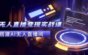 2024全套Ai无人直播变现实战课，搭建AI无人直播间，利用AI赚钱 (24节课)-齐力副业